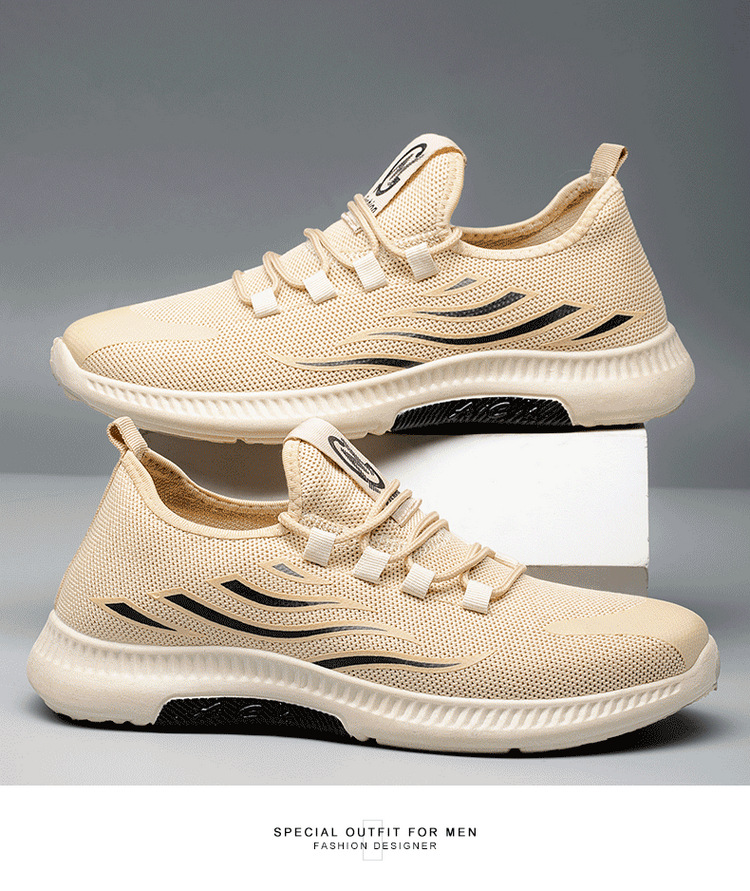 Men Summer Wholesale Shoes 2021 New Leisure Shoes Fly Woven Mesh  Men Fashion Running Shoes
