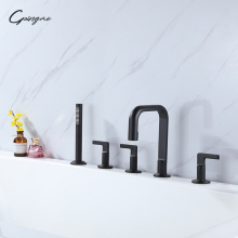 Manufacture Cupc Hotel Projects Fancy Single Hole Bathroom Faucets