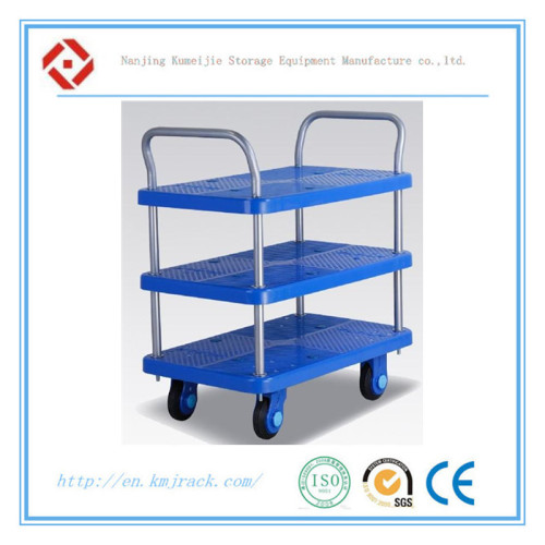 CE Certificate Steel Q235 Foldable Warehouse Layers Hand Trolley