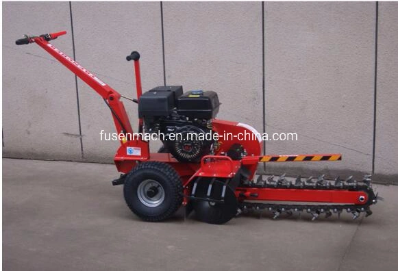 7HP Gasoline Mini Trencher, Small Trencher with Working Width 100mm