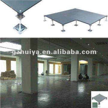 bare panel/raised floor/access flooring
