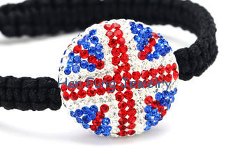 Shamballa bead jewelry handmade beaded bracelets custome jewelry NP10061