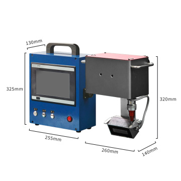 Zixu Slope Dot Peen Marking Machine 110*30mm for Motorcycle Engine Shell