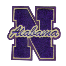 Double Layer Felt letter Chenille Patch