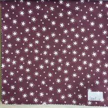 Star And Eye Claret Printed Lining