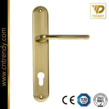 Round Plate Handle Lock New Aluminum Handle with Iron Plate