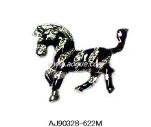 zebra brooch