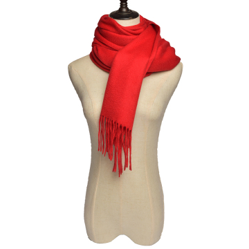 Wholesale Classic Custom Lady Winter Tassel Cashmere Plain Women  Pashmina Shawl Scarf