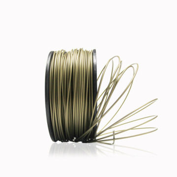 Gold 1.75mm Plastic Filament , Reprap Plastic Filament For Printing