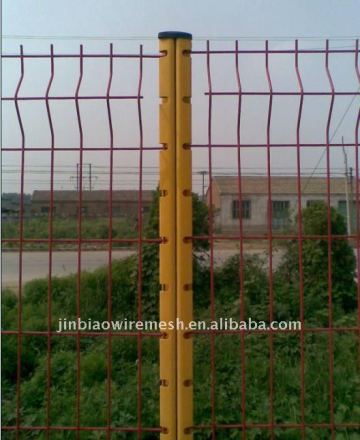 peach post wire mesh fence/wire mesh fence ( Factory)