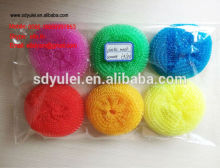 America market plastic pot scrubber