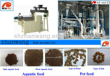 Small float fish feed extruder