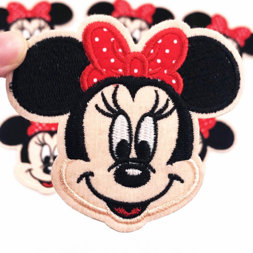 Cartoon Mouse Iron On Embroidery Patches Jackets