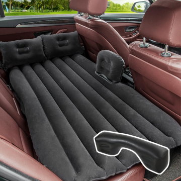 Wholesale Cheap PVC Flocking Inflatable Car Air Bed Mattress for Back Seat