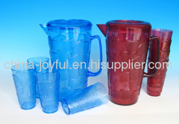 Plastic Pitcher Set In Novelty Design?