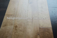 multi layer solid engineered wood floor, rustic engineered Birch flooring