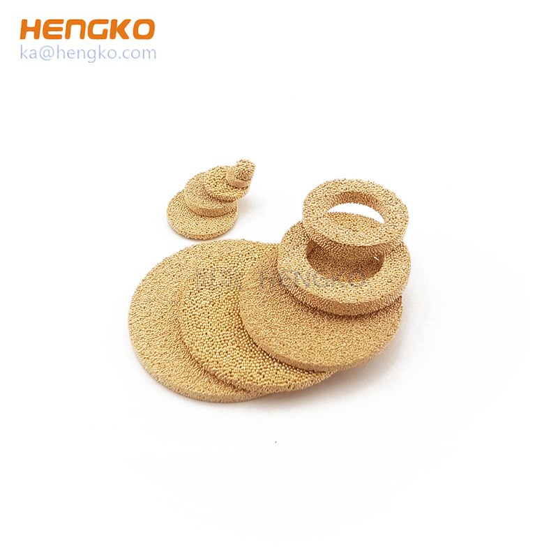 HENGKO porous metal sintered stainless steel powder/mesh or bronze filter disc used for environment protection