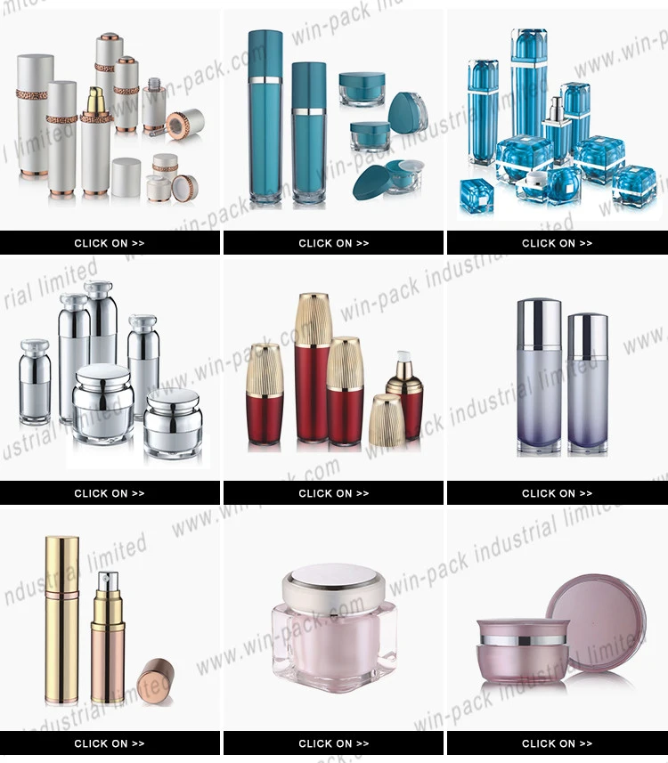 Unique Deign Gradient Blue Glass Lotion Bottle for Cosmetic Packing in Factory Price 100ml 12ml 150ml 20g 30g 50g