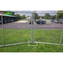 Construction Chain Link Temporary Fence Concrete