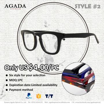 Plastic Latest Fashionable Acetate Optik Frame