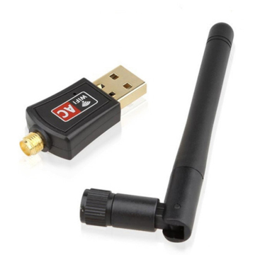 600Mbps USB Dual Band WiFi Adapter for TV Box - Mini WiFi Encryption Receiver