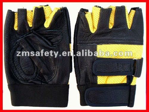 Quality fingerless fitness weight gloves