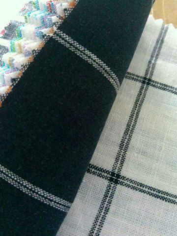 woven textile blended linen cotton fabric