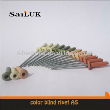 aluminum blind rivet colored pop rivet