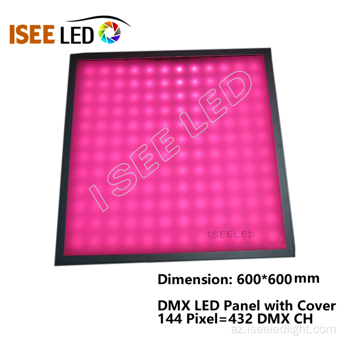 600 * 600 mm tavan və divar DMX LED panel işığı