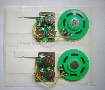 Voice recording greeting card module