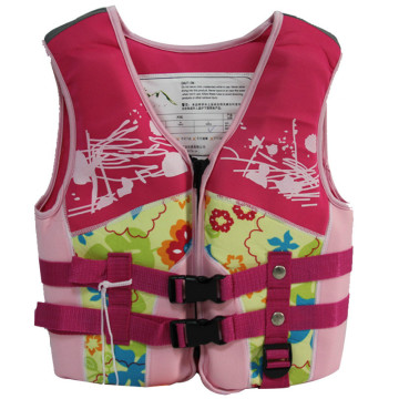 Neoprene Life Vest Children's Buoyant Snorkeling Thicker Vest Swimming Vest Fishing Vsts For Children Size S-L