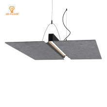 4ft Acoustic Wing Design Pendant - Sound Absorbing LED Lighting