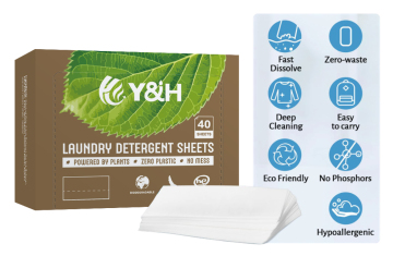Dryer Hypoallergenic Anti-Static detergent laundry sheets