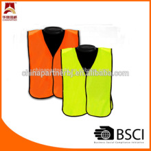 Cheap flourescent color visibility vest