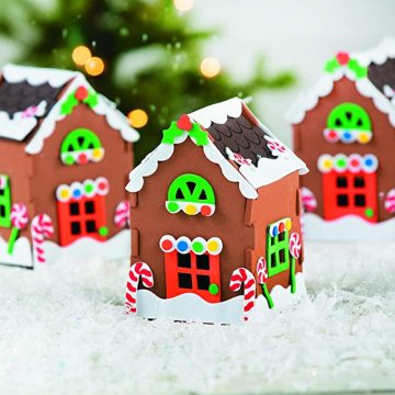 DIY EVA Foam Gingerbread House Christmas Craft Kit for Kids