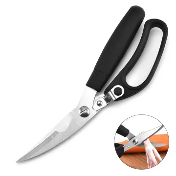Stainless Steel Kitchen Scissors for Chicken Bones - Comfortable Cutter Shears