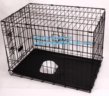 dog kennel fence, metal wire dog cage, pet dog cage, folding pet dog cage