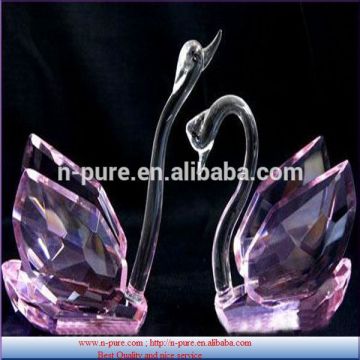 crystal animal crystal gift beautiful crystal swan