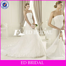 Bow Beaded Lace Wedding Dress 2013