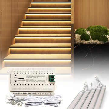 PIR Sensor Stair Light Controller - 16/32 Steps LED Strip Light Controller