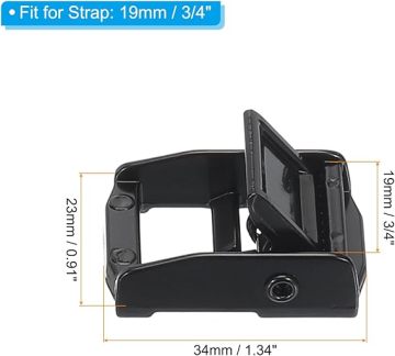 Metal Press Lock buckle for Tie Down Strap