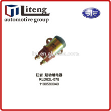 Part for FAW HONGYAN truck starting relay