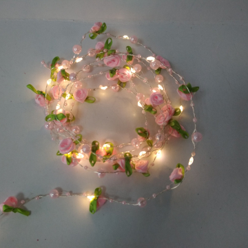 Nylon Stocking Flower Holiday Copper Wall Light