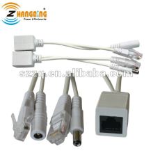 RJ45 DC Jack 2.1*5.5mm Passive POE Injector/Splitter