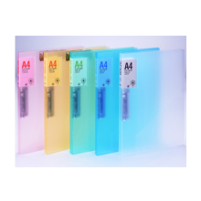New design products, Transparent A4 PP folder file with board clip, office board clip file folder
