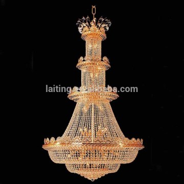 Large indian ornament crystal chandelier