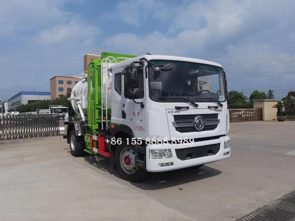 D9 Round Can Kitchen Garbage Truck 1 Jpg