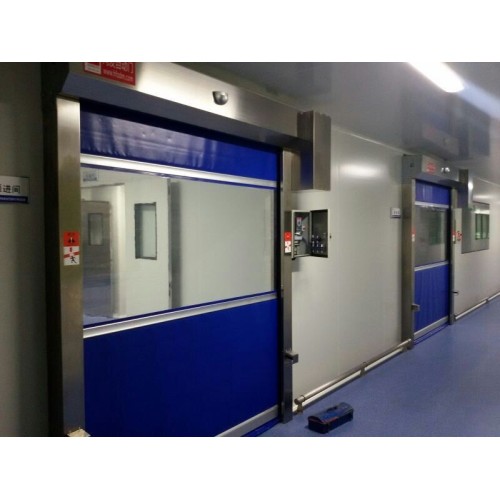 Puerta automática de alta velocidad de PVC industrial