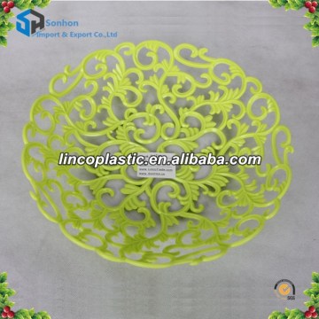 Top Quality Plastic Hollow-out Lacework Dish