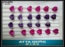 China hit sale amethyst and pink heart shape quartz